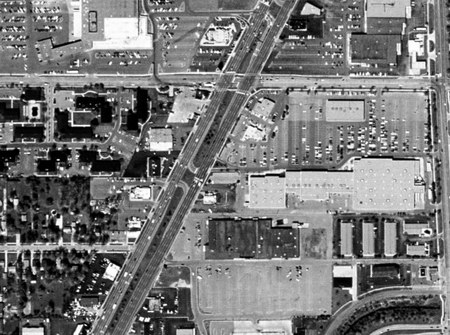 Gratiot Drive-In Theatre - AERIAL - PHOTO FROM TERRASERVER